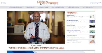 Medical Design Briefs website